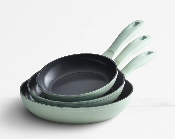 UC-P7703 3pcs pan set, pink and green.