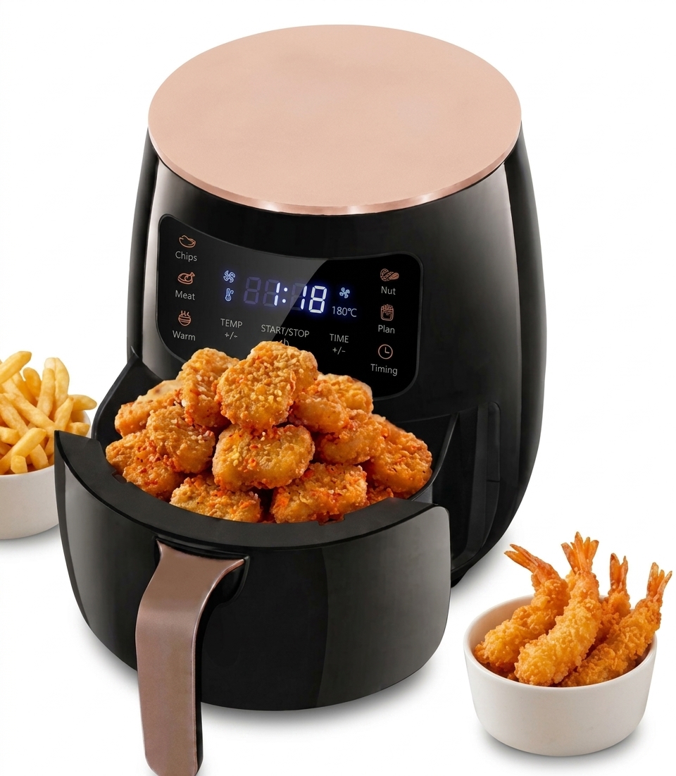 TONI air fryer, 6L, 2000W.